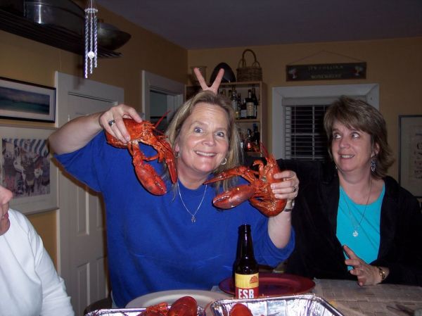 She loves lobster!!
